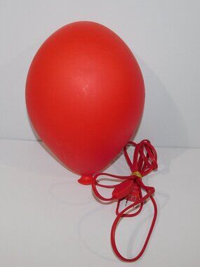 Vintage Ikea Drömminge Red Balloon Wall Light Lamp corded 11"